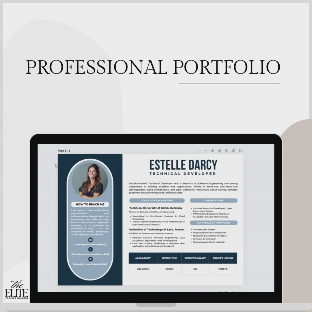 Career Toolkit | Template 01