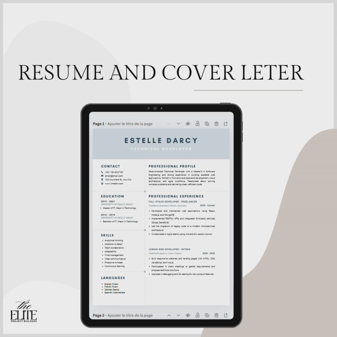 Resume Toolkit | Template 05