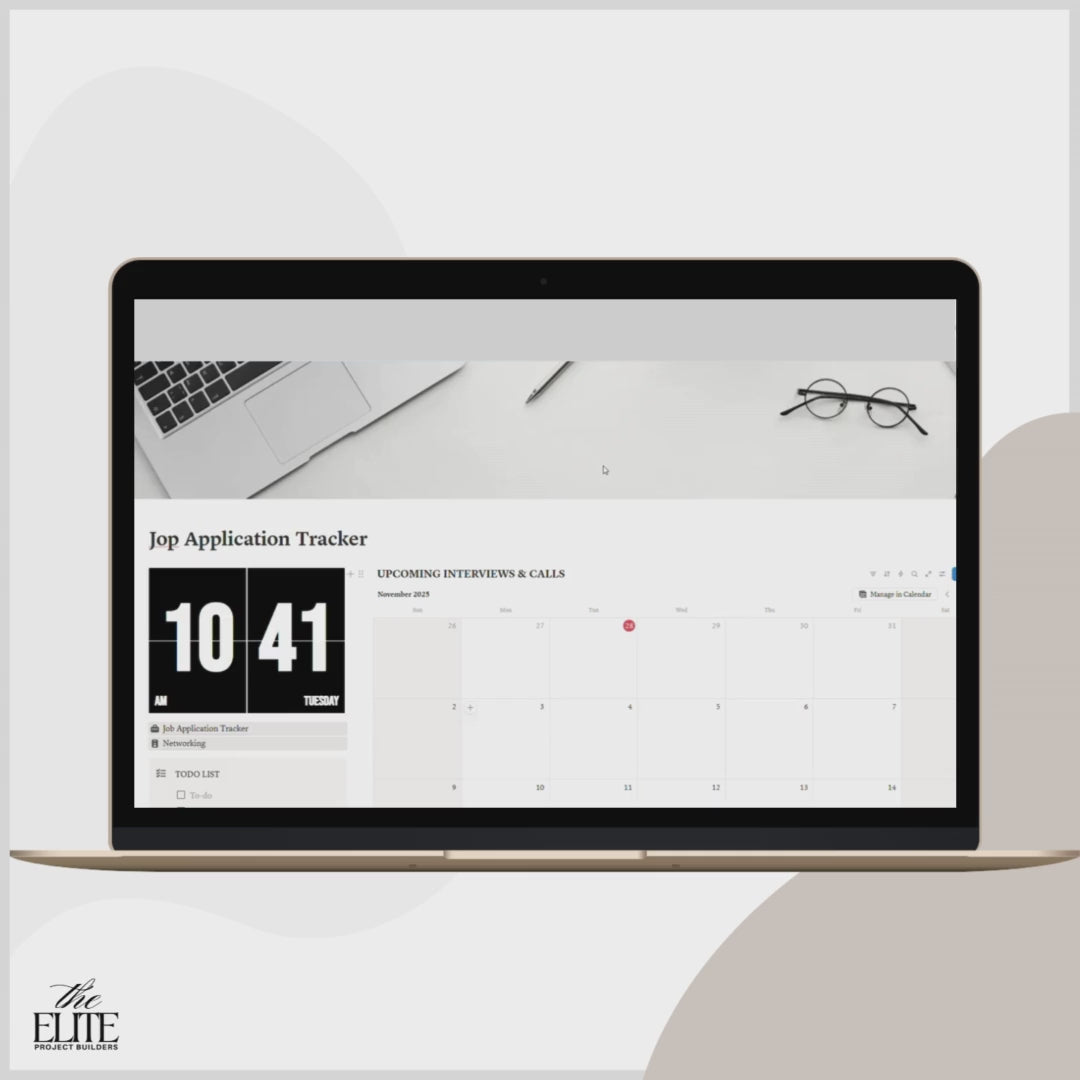 Notion Job Application Planner