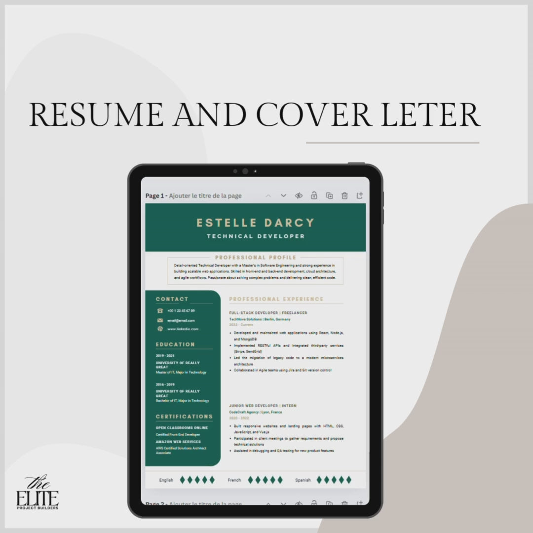 Resume Toolkit | Template 03