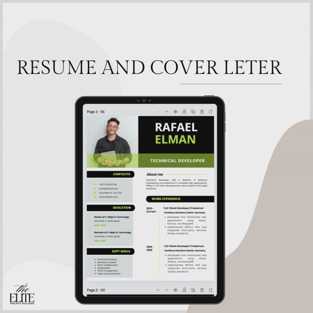 Career Toolkit | Template 15