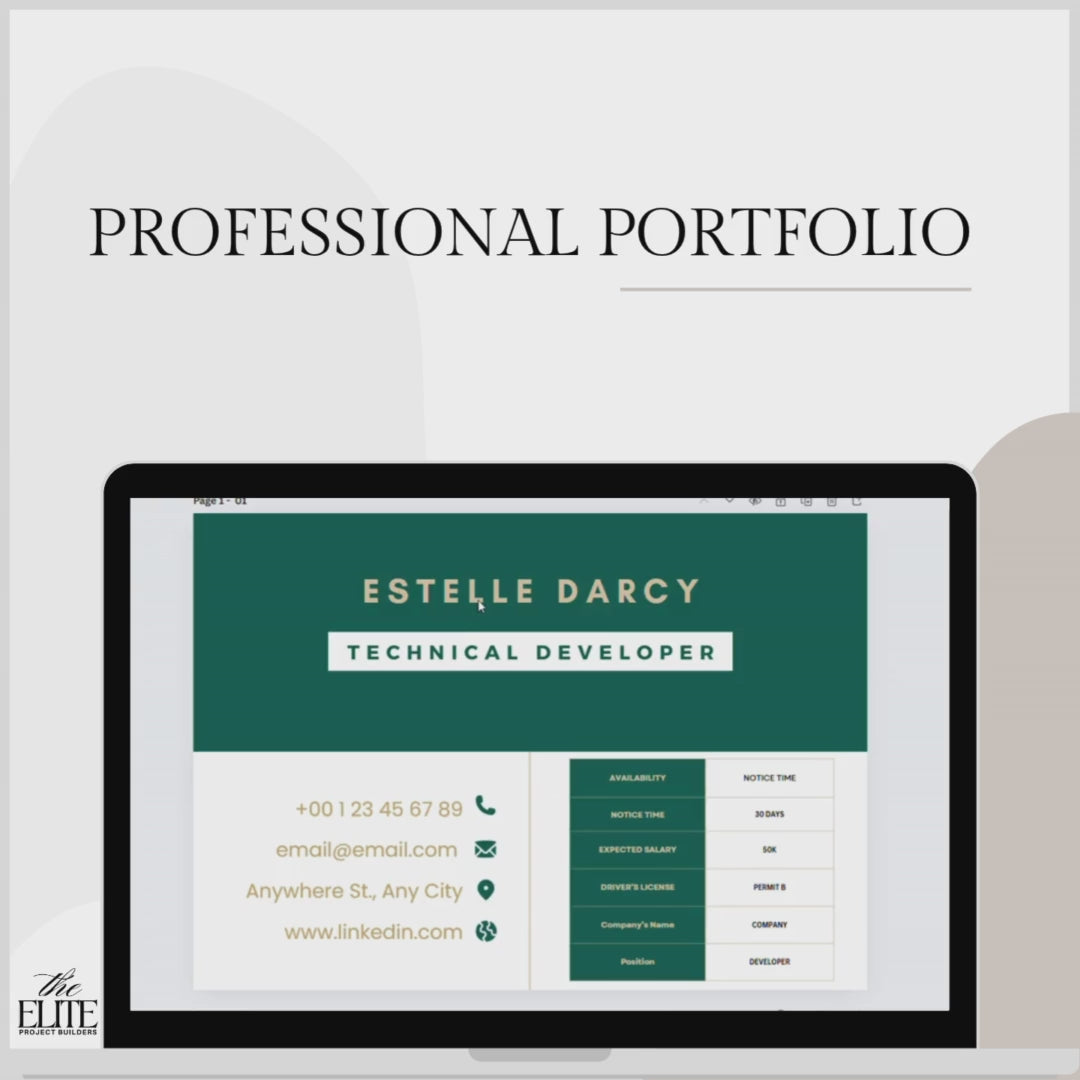 Resume Toolkit | Template 03